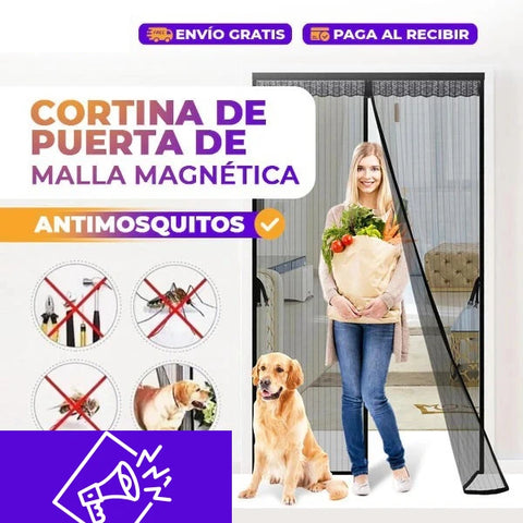 CORTINA DE PUERTA MAGNÉTICA ANTIMOSQUITOS