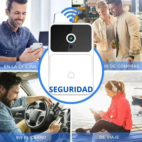 TIMBRE INALÁMBRICO CON CÁMARA HD