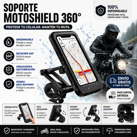 SOPORTE MOTOSHIELD  360°