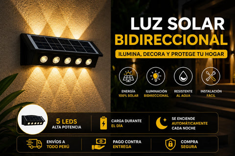 FOCO SOLAR BIDRIRECCIONAL