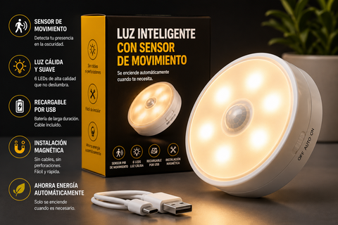 FOCO CON SENSOR DE MOVIMIENTO