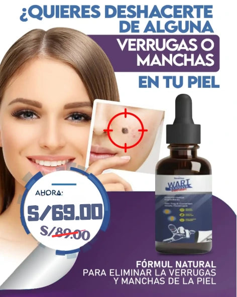 REMOVEDOR DE VERRUGAS Y MANCHAS
