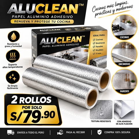 ALUCLEAN - Protector Adhesivo para Cocina